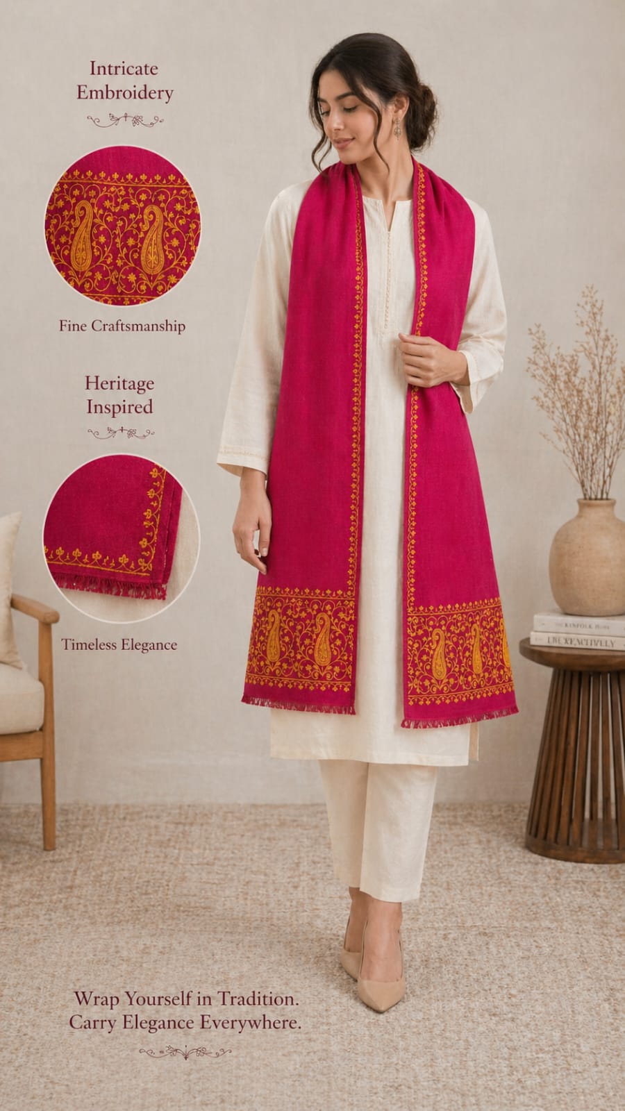 Authentic-kashmiri-pashmina-stole-hand-embroidered-sozni-work-real-pashmina work